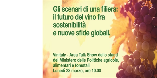 VINITALY, LA FILIERA DEL VINO A CONFRONTO CON IL MINISTRO